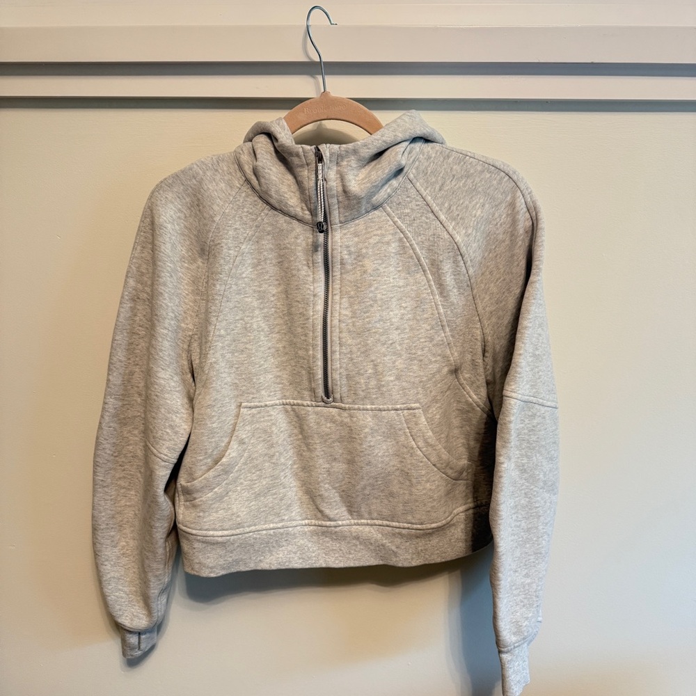 lululemon athletica Gray Crew Neck Sweater